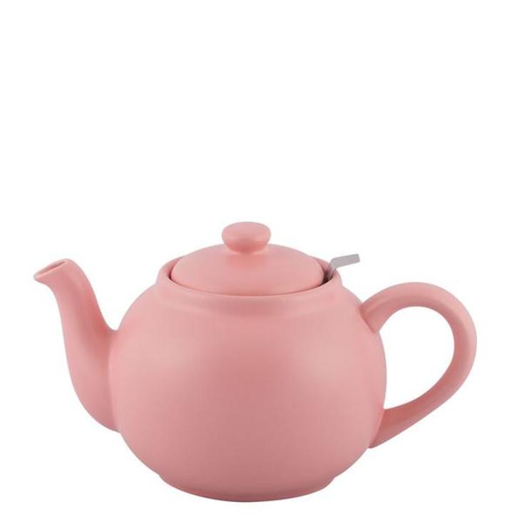 Teekrug 1,5 Liter mit Wärmer Rosa