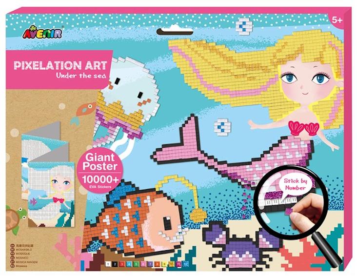 Pixelization Art Under the Sea