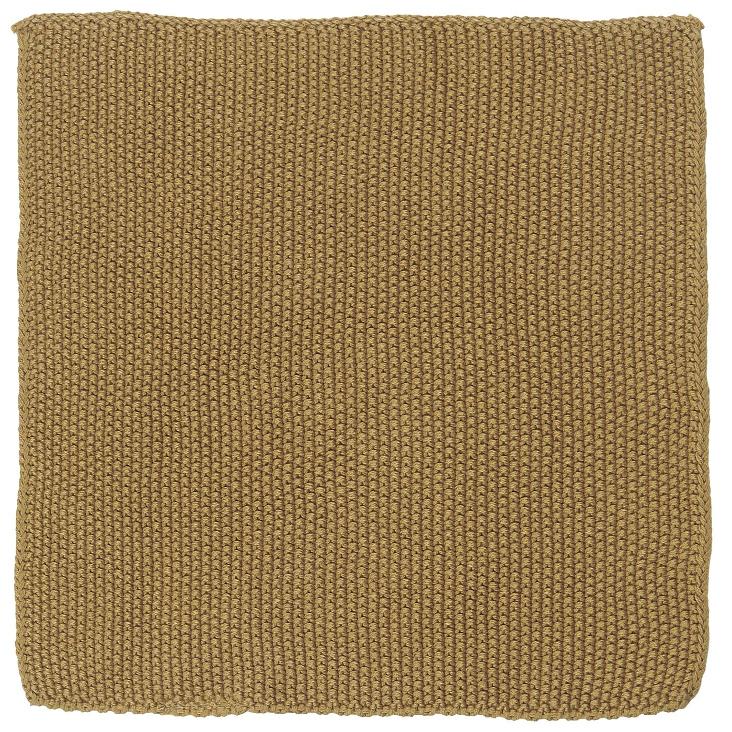 Spüllappen 2er-Set Mynte Mustard gestrickt