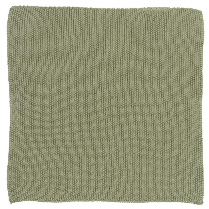 Spüllappen 2er-Set Mynte olive gestrickt