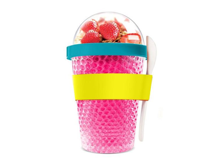 Yoghurtbehälter Chill Yo 2 Go 390 ml Pink