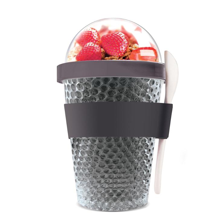 Yoghurtbehälter Chill Yo 2 Go 390 ml Schwarz