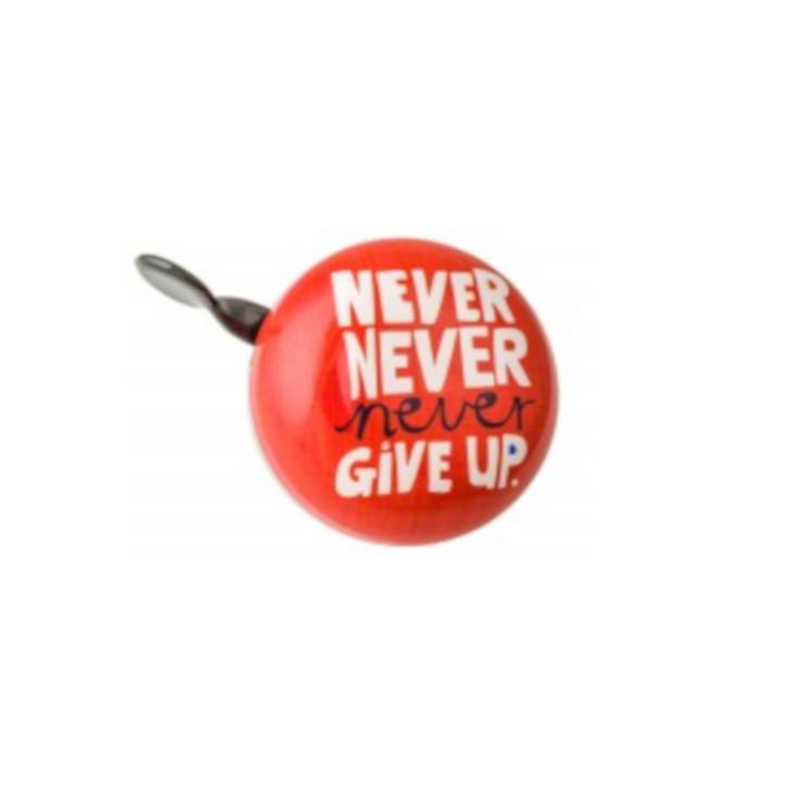Ding Dong Fahrradklingel Never give up