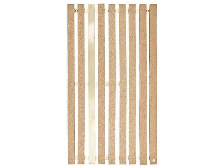 Memoboard Braun Gold