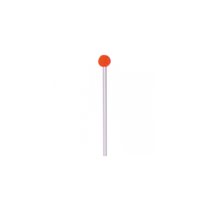 Bleistift mit Pompom flieder