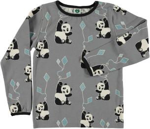 Shirt mit Panda grau