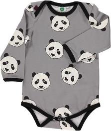 Body mit Panda grau