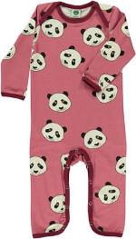 Strampler Smafolk Panda Mesa Rose