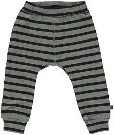 Babyhosen gestreift grau
