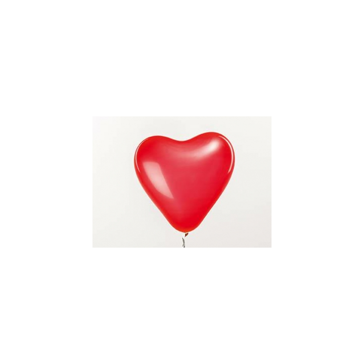 Luftballons Herz rot