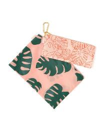 Schminktasche, Etui Monstera, 2in1