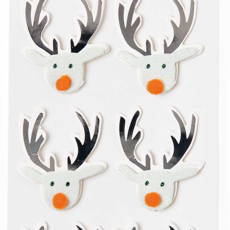 Sticker 3D Rentier puder