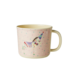 Rice Baby Melamine Tasse Zirkus pink