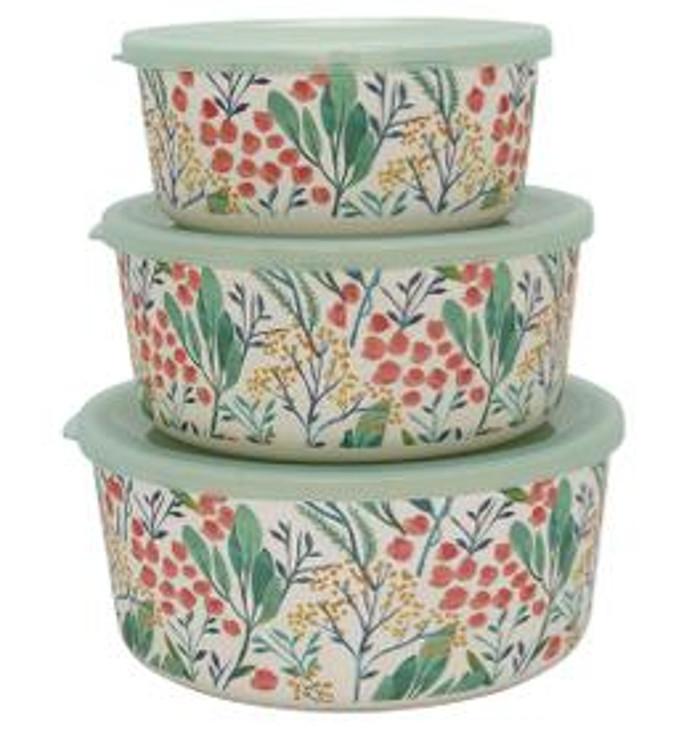 3er Set Frischhaltedosen Greengate Megan White