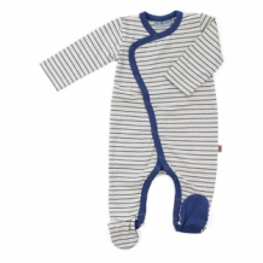 Jumpsuit Pijama Streifen Chalk