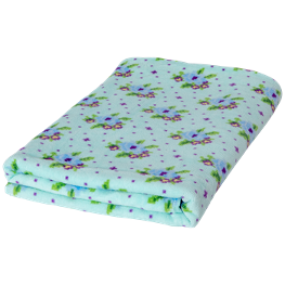 Badetuch mit Vintage Blumen Mint