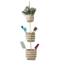 Hängende Körbe für Blumen oder Sächeli