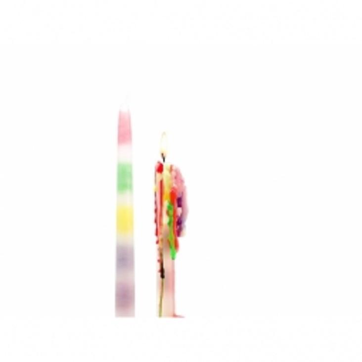 Regenbogenkerzen