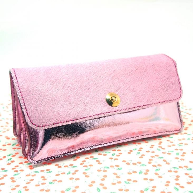 Portemonnaie lg buckle pink