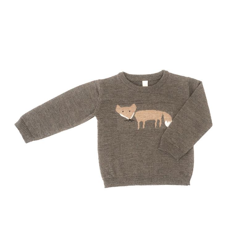 Pullover Fuchs Merino Braun