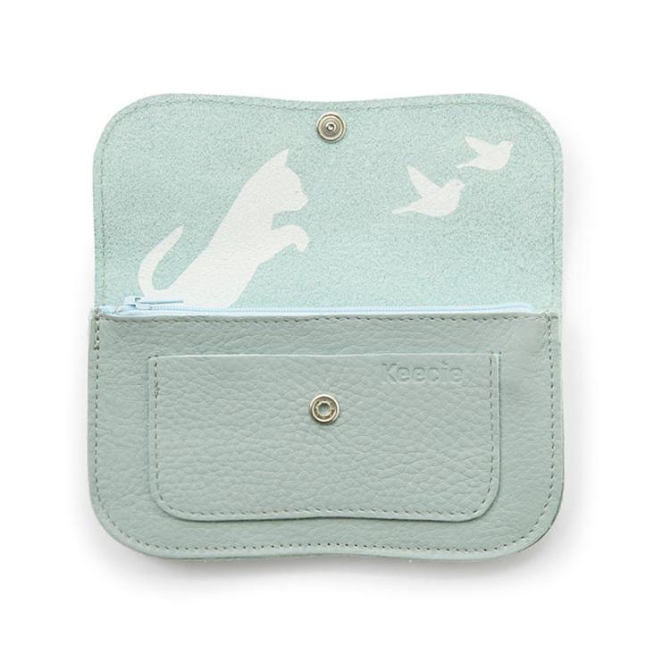 Portemonnaie Cat Chase Dusty Green