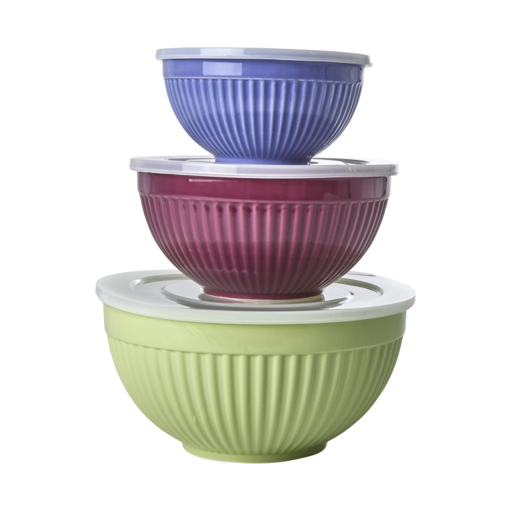 Keramik Schüssel - Mehrfarbig - 3er Set