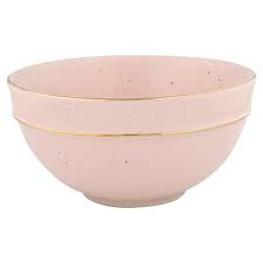 Schüsseli Greengate mit Goldrand rosa