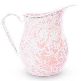 Krug Emaille Marble Pink