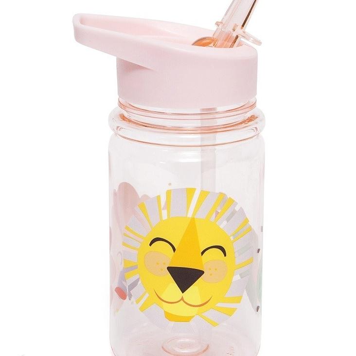 Trinkflasche Shiny Lion Pink