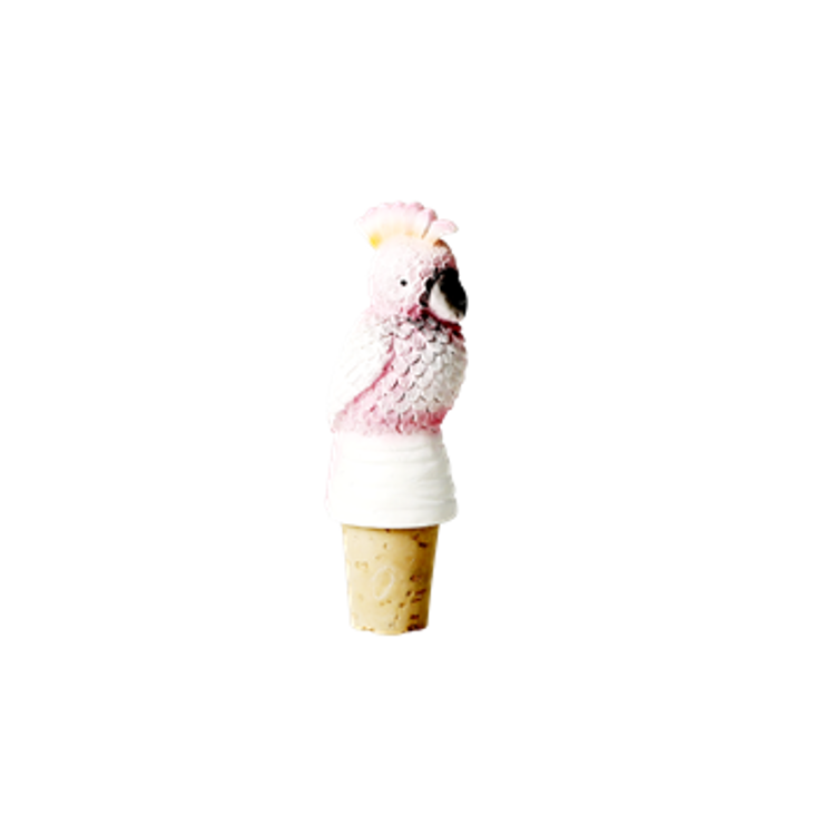 Weinstopper Kakadu von Rice Pink