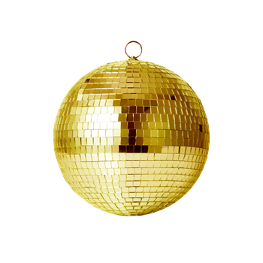 Discoball gold