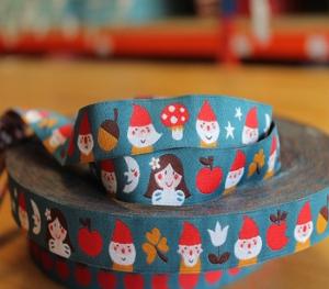 Webband Lillestoff Snowwhite