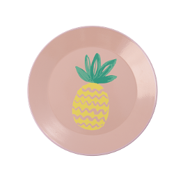 Emaille-Teller Ananas