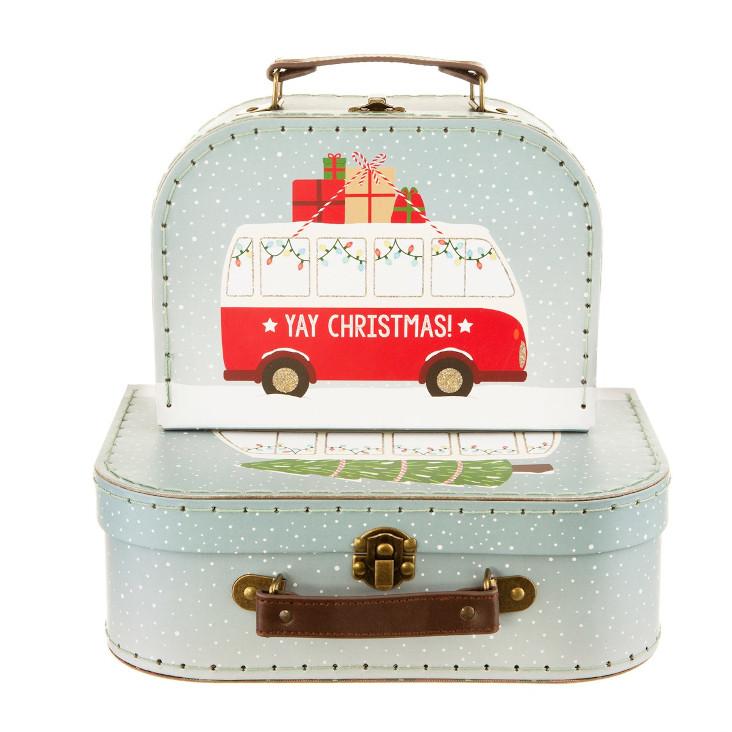 Koffer Christmas Camper gross