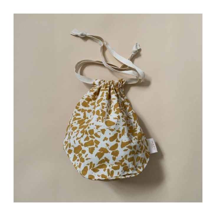 Multi Bag Large Mustard Terrazzo