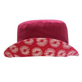 WIL Bucket Hut Red Floral