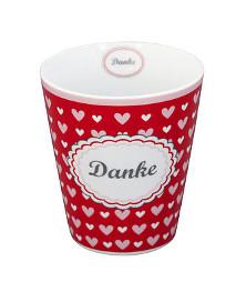 Tasse Happy Mug Krasilnikoff Danke
