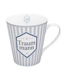 Tasse mit Henkel Krasilnikoff Traum Mann