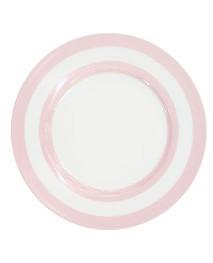 Dessertteller Streifen pink