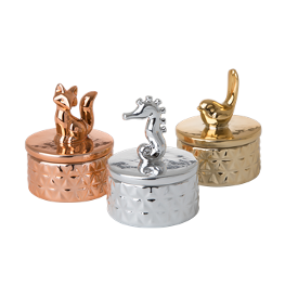 Porzellan Schatulle diverse Tiere