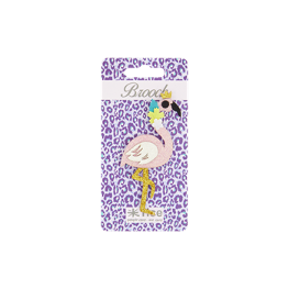 Glitter Brosche Flamingo