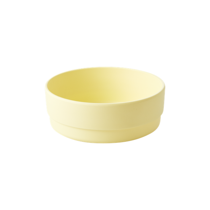 Natural Fibre Bowl in Pastel Yellow