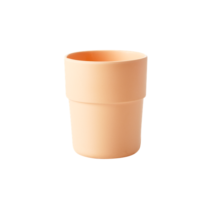 Natural Fibre Cup in Pastel Apricot