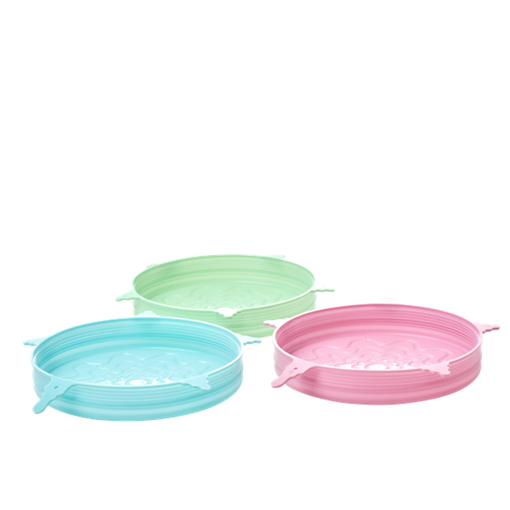 Silikondeckel für Medium Melamine Bowl in 3 verschiedenen Farben - 3