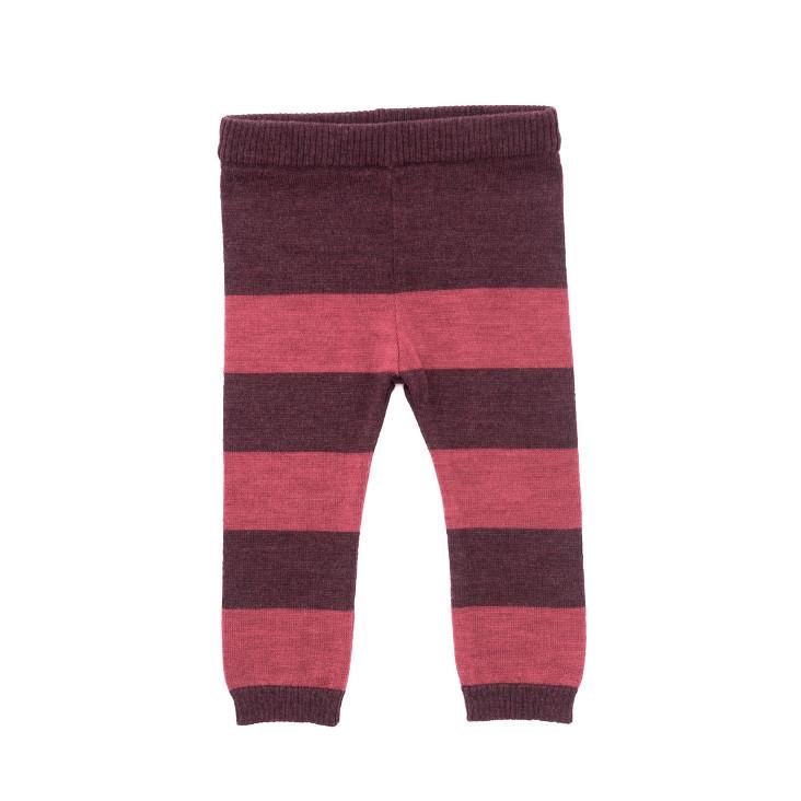 Leggins Merino Gestreift