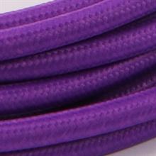Textil-Lampenkabel 3m violett - 0