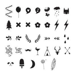 Leuchtkasten Nummern & Symbole