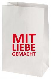 Lichtertüte weiss, MIT LIEBE GEMACHT
