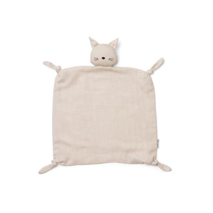 Schnullertuch Katze Beige Beauty