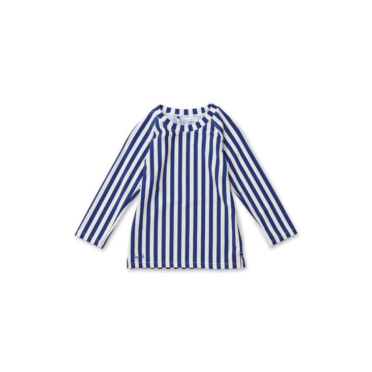 Noah swim tee - Navy Stripe
